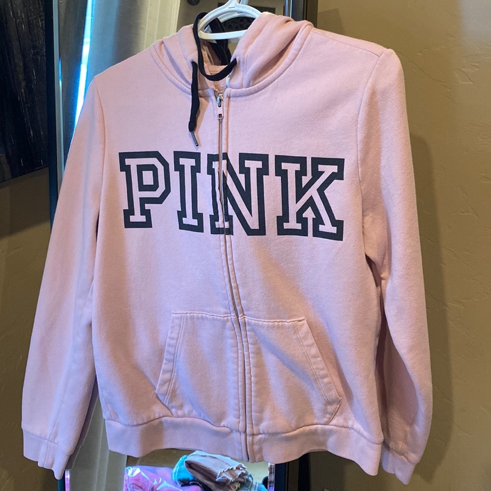 PINK zip up hoodie